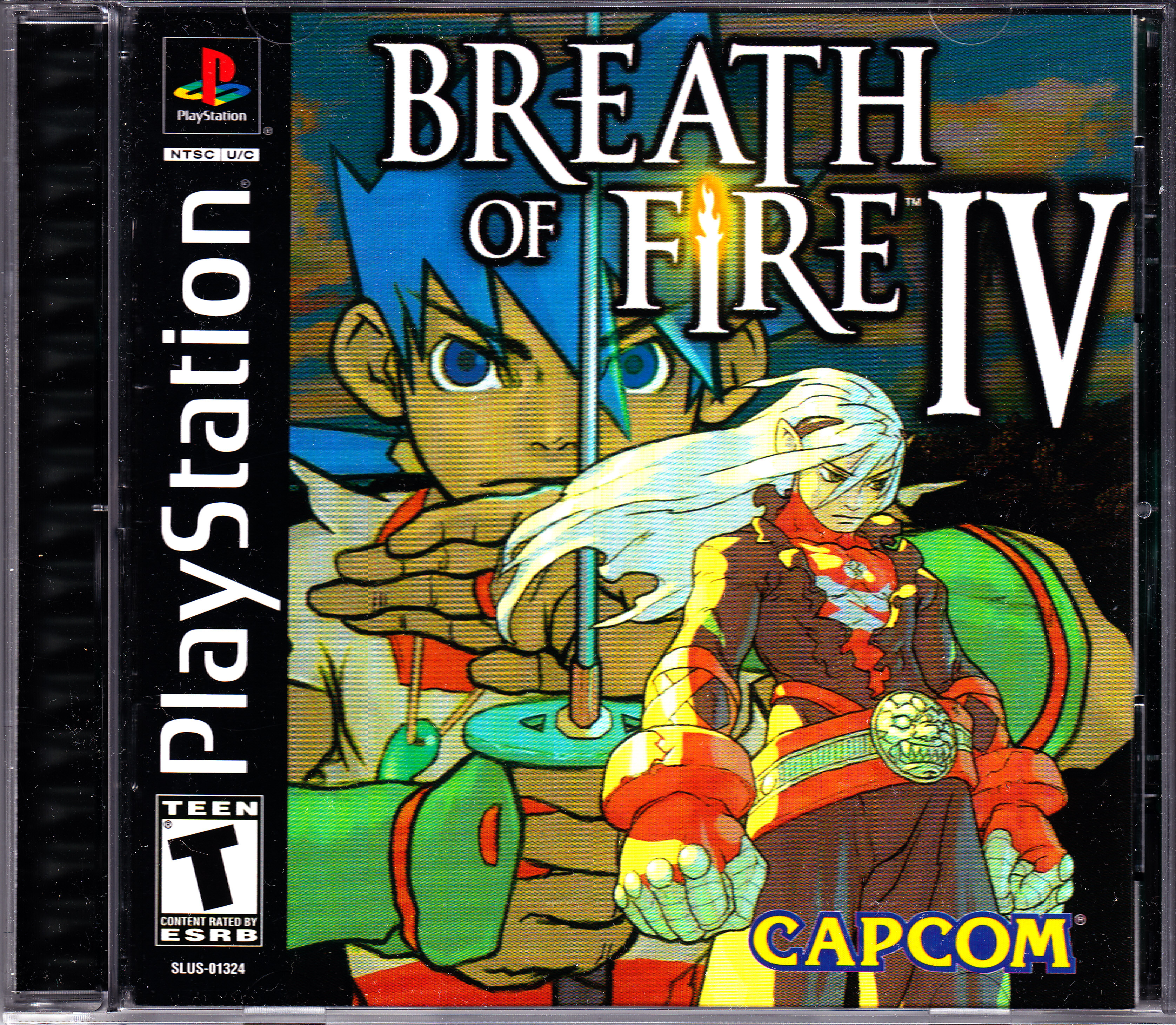 Sony PlayStation Breath of Fire IV Front Cover